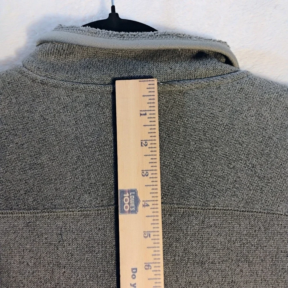 Buffalo Trace Distillery Bourbon Whiskey Full Zip Gray Fleece Jacket Mens L